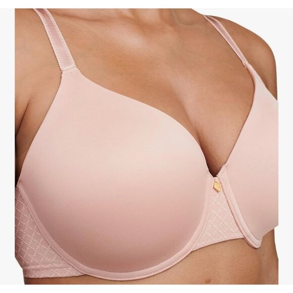 Chantelle 16M6 Norah Chic T-Shirt Underwire Bra Pink Size 36G - Picture 3 of 5